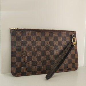 Louis Vuitton Damier Ebene Neverfull Pouch
